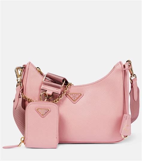 sac prada rose|prada leather backpack.